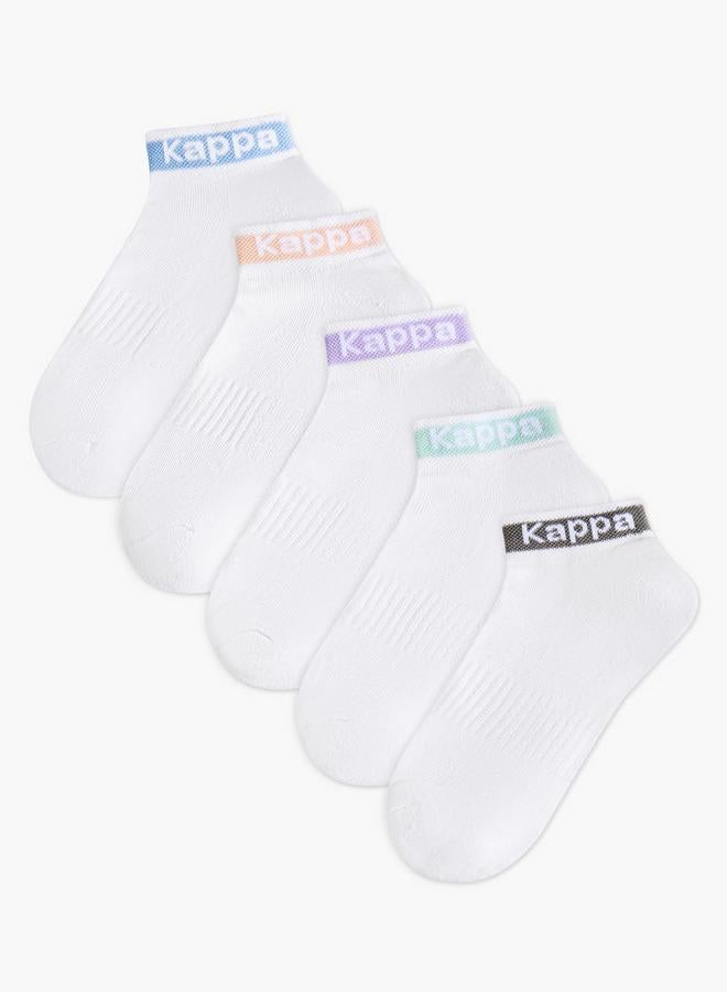 Kappa Pack Of 5 Girls Sports Socks Ankle Length - Image 1